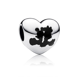 Charm corazon Mickey Minnie(B126)