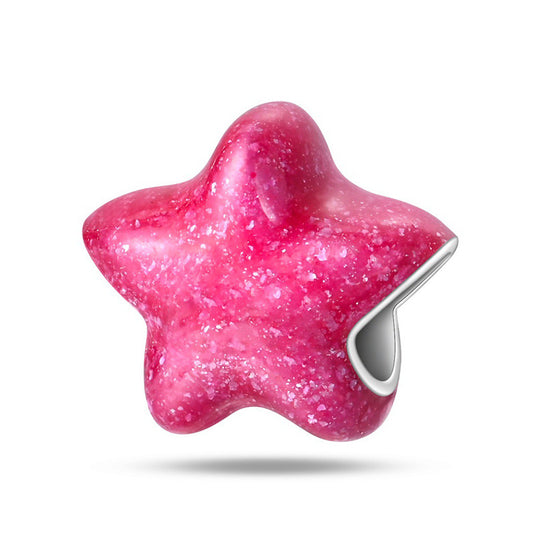 Charm estrella rosa(AA68)