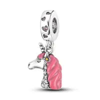 Charm unicornio rosa(M103)