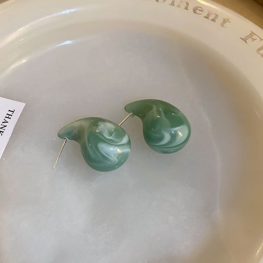 Aretes gota verde(L140)