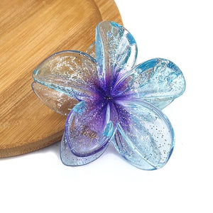 Broche flor azul (D150)