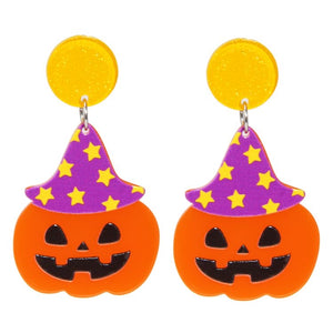 Aretes calabazas Halloween(K129)