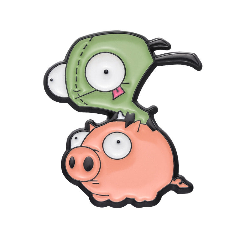 Pin Gir Invasor Zim(S45)