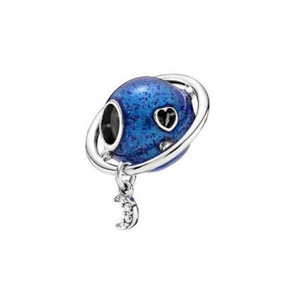 Charm mundo azul luna(C142)