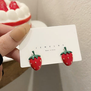 Aretes fresas(C183)