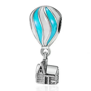 Charm globo azul(S207)