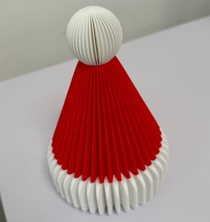 Caja gorro de navidad 18cm alto