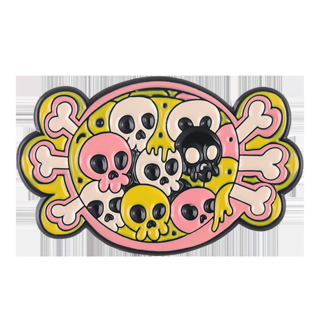 Pin calaveras pink(B145.5)