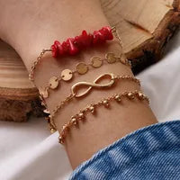 Pulsera set 4 pz infinito(G139)