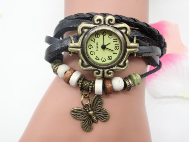 Reloj pulsera mariposa(C163)