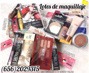 Lote de 50 piezas de maquillaje (PAGO CON OXXO O TRANSFERENCIAS)