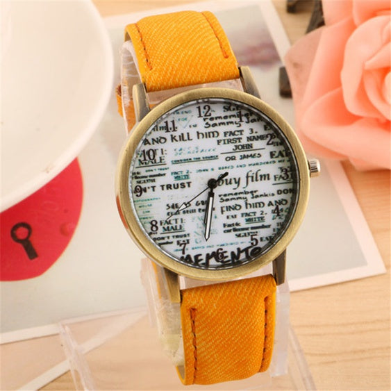 Reloj Amarillo (AA138)